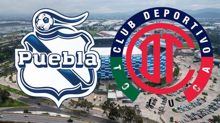 Club Puebla versus Toluca este 15 de septiembre.